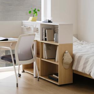 멘디 1400폭 3단 파티션책장