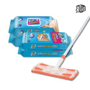 밀대 1개 + 물걸레 청소포 30매 2팩 + 정전기 청소포 60매 2팩 (표준형)