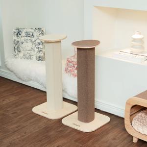 [리퍼]고양이 원목 세로 기둥 수직 스크래쳐