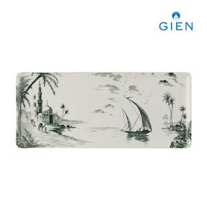 데파레이에 직사각 서빙접시 그린 1p (36x15.5cm)