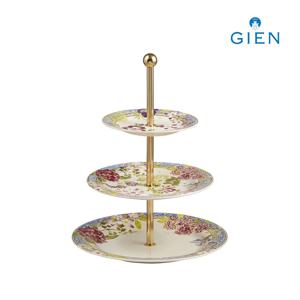 밀프뤠르 3단 디저트 접시 트레이