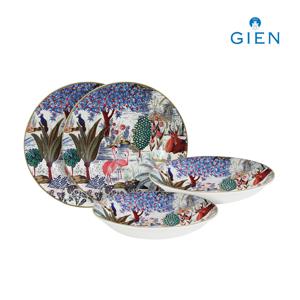 자르뎅 뒤팔레 스프 접시 4p 세트