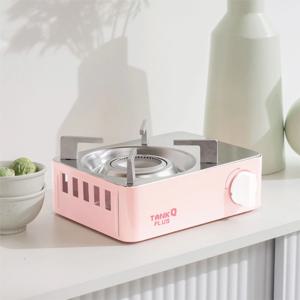 감성디자인 내연식 회오리 불꽃화구 국산 미니 가스레인지 탱큐 플러스(핑크)