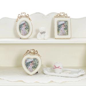 구슬 리본 아이보리 2x3 미니 액자 3종 세트