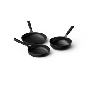 슬림캐스트 아이언 3종 세트 [팬 24cm+웍 24cm+팬 28cm]