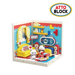 호환블럭 미니어처 타운 팬더 멀티룸 (FK003)