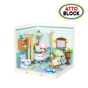호환블럭 미니어처 타운 코끼리 욕실룸 (FK004)