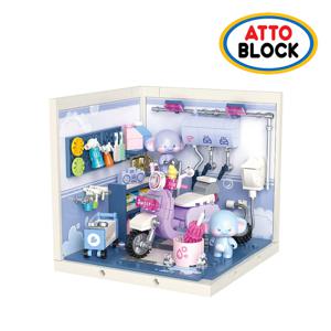 호환블럭 미니어처 타운 코끼리 세차장 (FK006)