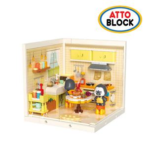 호환블럭 미니어처 타운 고릴라 키친룸 (FK009)