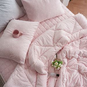 양면 겨울 극세사 눈꽃 차렵이불 패드세트 슈퍼싱글 SS 2color