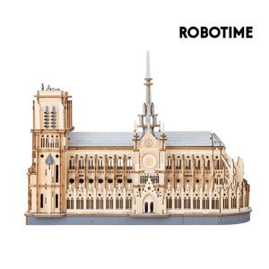 로보타임 DIY 우드 파리 노르트르담대성당 (TG511)