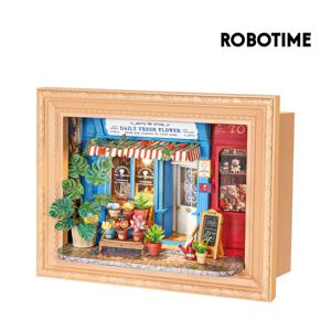 로보타임 DIY 3D액자 후레쉬플라워샵 (DP003)