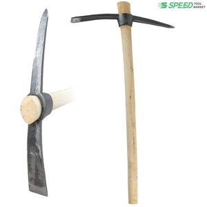 반평 곡괭이 나무자루 도끼날 곡괭이 땅파기 흙파기
