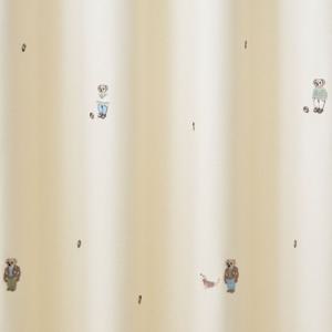 테디베어 향균 자수 커튼 반창 작은방 안방 맞춤제작 형상기억 나비주름 암막커튼