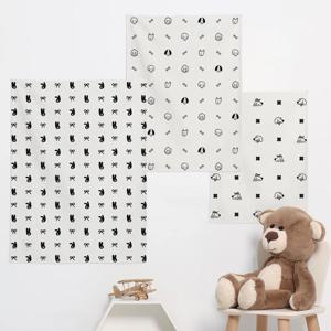 PENOVE 작가 동물친구 일러스트 패브릭 포스터  6종 인테리어 방꾸미기 가리개커튼