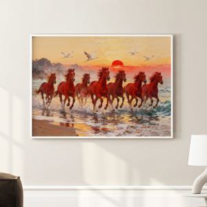 복들어오는 2026 인테리어 붉은 말 그림 액자 - 12.붉은 말 G