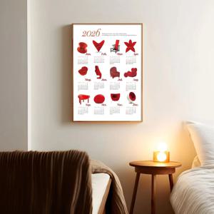 2026 새해달력 영화같은 한컷 감성 한장달력 캘린더 시리즈 6종 04.Object2026