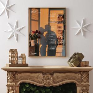 2026 새해달력 영화같은 한컷 감성 한장달력 캘린더 시리즈 6종 05.Lovers