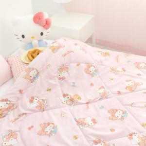 산리오캐릭터즈 헬로키티 극세사차렵이불 뉴리본