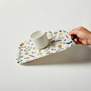 노르딕 논슬립 카페 트레이 미끄럼방지 서빙 쟁반