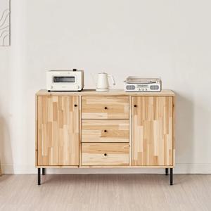 주방 수납장 홈카페 그릇장 삼나무 원목 1200 하부장