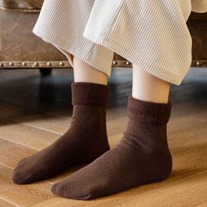 자가발열 기모양말 9개 1세트 기모안감 두꺼운 보온양말