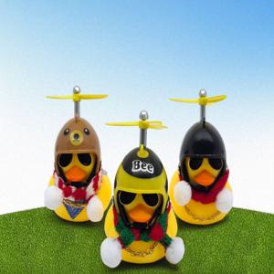 러버덕 오리 벨 프로펠러 헬멧 라이트 전조등 후미등 킥보드 오토바이 자전거 악세사리