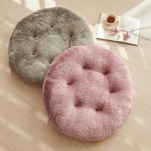 토끼털 빵빵이 극세사 원형 대방석 (L) 2color