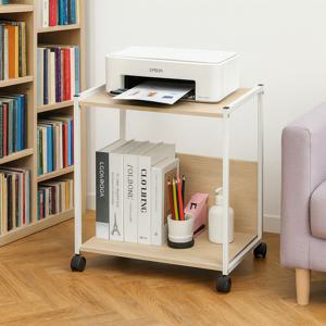 2단 사이드테이블 이동식 바퀴형 협탁 미니수납장 보조 테이블 침대 소파 거실 베드 홈카페