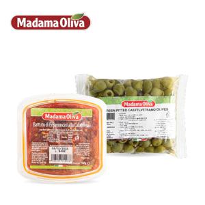 냉장 그린카스텔 베트라노 올리브 800g 1개 + 다진 칼라브브리즈 페퍼 150g 1개