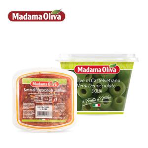냉장 그린카스텔 베트라노 올리브 480g 1개 + 다진 칼라브브리즈 페퍼 150g 1개