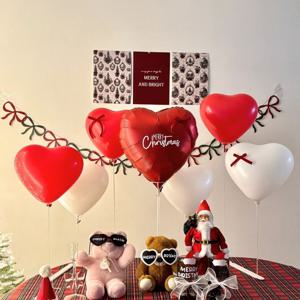 뜨왈드주이 크리스마스 풍선 세트 장식 소품 꾸미기