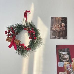 크리스마스 리스 가랜드 장식 시나몬 CINNAMON