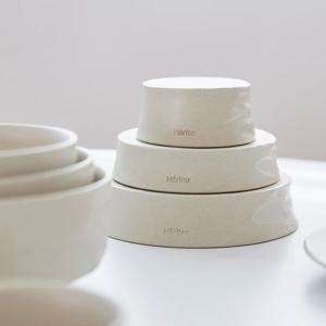 포터리 크림 찬기세트 (3pcs)