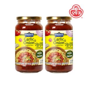 프레스코스파게티소스 마늘&양파 600g*4개
