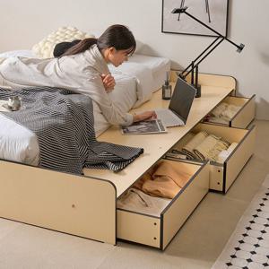 딥 3단 빅서랍 벙커 수납 침대프레임 SS/Q/K/LK (매트선택)