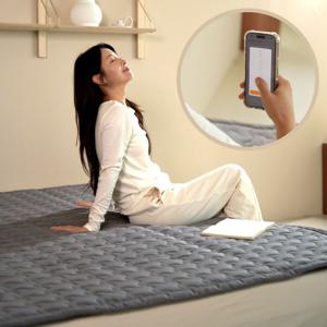 IOT탄소매트 카본 전기매트 전자파없는 그래핀 온열매트 침대 전기장판 싱글 1인용