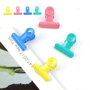 문서 분류 서류 집게 다용도 파스텔 컬러 메탈 페이퍼 고정 클립