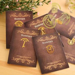 책갈피 선물 미니 굿즈 고급 디자인 타원형 금속 북마크