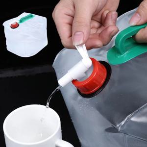 다용도 캠핑 접이식 자바라 워터저그 휴대용 물통 샤워백