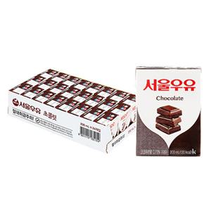 서울우유 멸균우유 초코 200mlx24개