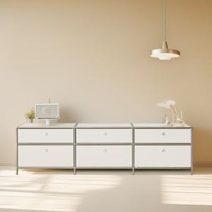 세라썸 미드센츄리 모듈거실장 tv다이서랍장 장식장 낮은 티비선반 2Colors