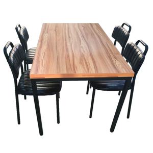 4인식탁세트 업소용 테이블의자셋트 분식점탁자 고깃집 기사 구내식당 주방가구 SLRK289E