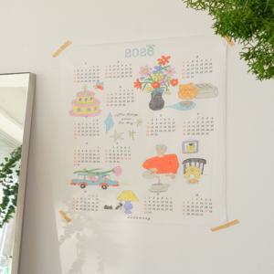 2026 fabric calendar 패브릭 달력
