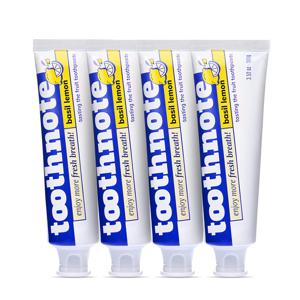 입안촉촉 수분치약 바질레몬향 100g 4개