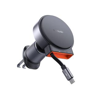 Qi2 차량용 맥세이프 케이블 일체형 고속 무선충전 송풍구 거치대 CH300