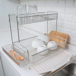 시그니쳐 베이직 식기건조대 2단 아이보리