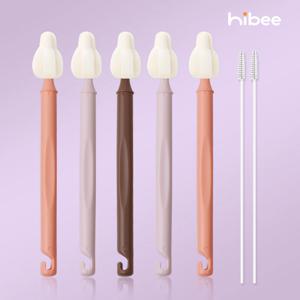 하이비 몽글이 롱미니솔5P+빨대솔2P