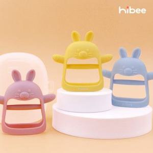 하이비 토끼냠 실리콘 손목 치발기 쪽쪽이 공갈젖꼭지