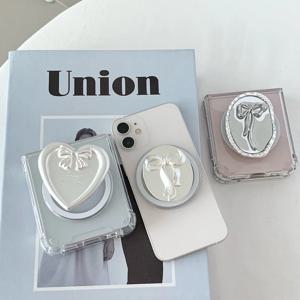 실버러블리 리본 맥세이프 그립 스마트톡 z플립6 아이폰 갤럭시 휴대폰 핸드폰 폰케이스